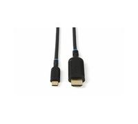 Microconnect MC-USBCHDMI2 câble vidéo et adaptateur 2 m USB Type-C HDMI Noir