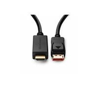 MicroConnect - Câble adaptateur - DisplayPort mâle verrouillé pour HDMI mâle - 5 m - triple blindage - noir - support 4K60Hz (4096 x 2160)