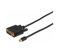 MicroConnect - Câble adaptateur - liaison double - DVI-D (M) pour Mini DisplayPort (M) - DisplayPort 1.2 - 2 m - support 1080 p 60 Hz - noir