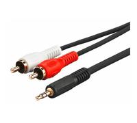 MicroConnect - Câble audio - RCA mâle pour mini-phone stereo 3.5 mm mâle - 5 m