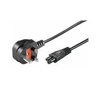 MicroConnect - Power Cord 3m UK / C5 Black - Câbles d'alimentation externes