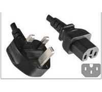 Microconnect - Câble d'alimentation - BS 1363 (M) à IEC 60320 C15-2 m - noir - Royaume-Uni