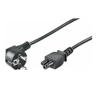 MicroConnect - Câble d'alimentation - IEC 60320 C5 pour CEE 7/7 (M) incliné - 1.8 m - noir Noir