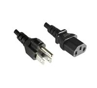 MicroConnect - Câble d'alimentation - NEMA 5-15 (M) Droit à IEC 60320 C13 Droit - 3 m - Noir