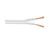 MicroConnect - Câble de haut-parleur - 1.5 mm² - fil dénudé pour fil dénudé - 10 m - blanc
