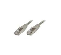Goobay 50886 CAT 6 Câble de Liaison, S/FTP (PiMF), Gris, 1m Longueur de Câble