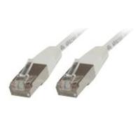 MicroConnect Câble réseau 0,25 m Cat6 RJ-45 mâle/mâle F/UTP Blanc