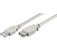 MicroConnect Câble d'extension USB 2.0, 5 mètres, pour transfert de données et charge