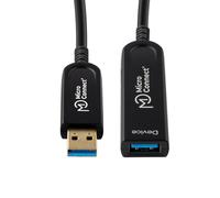 MicroConnect Câble d'extension USB 3.2 Gen 2 A en fibre optique premium, 25m