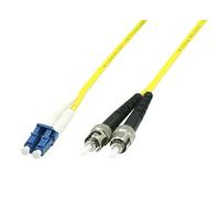 MicroConnect - Câble réseau - mode unique LC (M) pour mode unique ST (M) - 2 m - fibre optique - 9 / 125 micromètres - OS1 - jaune