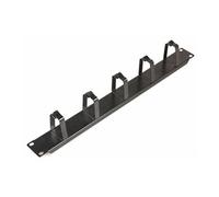 MicroConnect Cable Management D-Ring - Panneau d'agencement de câbles - noir - 1U - 19"