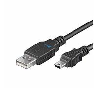 MicroConnect Câble Mini USB 1 m Noir Compatible Motorola WACOM Canon Nikon