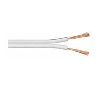 MicroConnect - Câble pour haut-parleur en vrac - 2.5 mm² - 100 m - blanc
