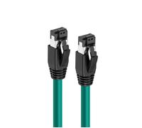 MicroConnect Câble réseau CAT8.1 S/FTP 2 mètres vert - 25 Gbps, 2000 MHz, blindé, connecteurs RJ45 plaqués or, LSZH