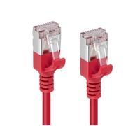 MicroConnect Câble réseau Ethernet CAT6A U/FTP 1.5m Slim LSZH Rouge - PoE++ Compatible, Blindé, AWG32