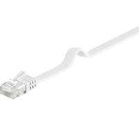 Câble MicroConnect U/UTP CAT6 15 m blanc plat, V-UTP615W-FLAT