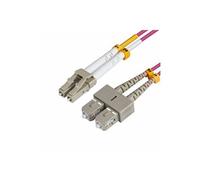 MicroConnect - Câble réseau - LC/UPC multimode (M) pour SC/UPC multimode (M) - 10 m - fibre optique - 50 / 125 microns - OM4 - sans halogène - violet erica