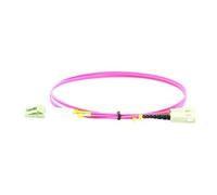 MicroConnect - Câble réseau - LC/UPC multimode pour SC/UPC multimode - 2 m - fibre optique - 50 / 125 microns - OM4 - sans halogène - violet