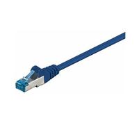 CAT 6a Network cable, 2xRJ45 plug LS0H S/FTP 2xshielded: PIMF + braid shield