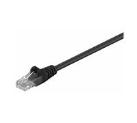MicroConnect - Câble réseau - RJ-45 (M) pour RJ-45 (M) - 1 m - UTP - CAT 5e - noir