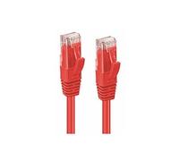 MicroConnect - Câble réseau - RJ-45 (M) pour RJ-45 (M) - 1 m - UTP - CAT 5e - rouge