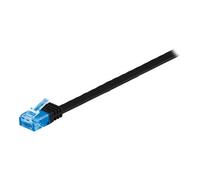 Microconnect V-UTP6A01S-FLAT câble de réseau Noir 1 m Cat6a U/UTP (UTP)