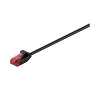 MicroConnect - Câble réseau - RJ-45 (M) pour RJ-45 (M) - 15 cm - UTP - CAT 6 - sans crochet, bloqué - noir