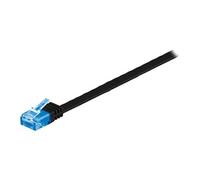 MicroConnect - Câble réseau - RJ-45 (M) pour RJ-45 (M) - 2 m - UTP - CAT 6a - bloqué, plat - noir