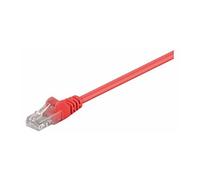 MicroConnect - Câble réseau - RJ-45 (M) pour RJ-45 (M) - 25 cm - UTP - CAT 5e - bloqué - rouge