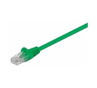MicroConnect Câble réseau CAT5e U/UTP 0.25 mètres, Vert - Compatible Gigabit, Blindage, Connecteurs Dorés