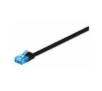 MicroConnect - Câble réseau - RJ-45 (M) pour RJ-45 (M) - 3 m - UTP - CAT 6a - bloqué, plat - noir