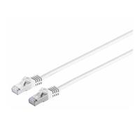 MicroConnect - Câble réseau - RJ-45 (M) pour RJ-45 (M) - SFTP, PiMF - CAT 7 - sans halogène, sans crochet - blanc