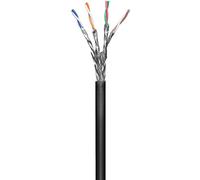 Microconnect 100m Cat6 câble de réseau S/FTP (S-STP) Noir - Câbles de réseau (100 m, Cat6, S/FTP (S-STP), Noir)