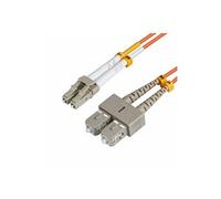 MicroConnect - Câble réseau - SC/UPC multimode (M) pour LC/UPC multimode (M) - 2 m - fibre optique - 50 / 125 microns - OM2 - sans halogène - orange