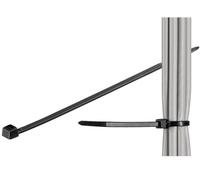 MicroConnect - Cable tie 100pcs Black - Attaches de câble