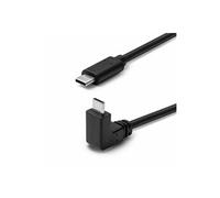 MicroConnect - Câble USB - 24 pin USB-C (M) droit pour 24 pin USB-C (M) incliné - USB 3.2 Gen 2 - 1 m - noir