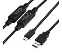MicroConnect - USB-C to USB 3.0 A cable, 10m - Câbles USB