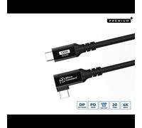 Microconnect Câble USB-C vers USB-C 4m USB 3.2 Gen 2x2 20Gbps, Power Delivery 100W, 5A/20V, Résolution 4K 60Hz, TPE, Noir, Référence USB3.2CC4-A