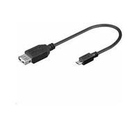 MicroConnect - Câble USB - Micro-USB de type B (M) pour USB (F) - USB 2.0 OTG - 20 cm