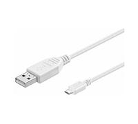 MicroConnect - Câble USB - Micro-USB de type B (M) pour USB (M) - USB 2.0 - 60 cm - blanc