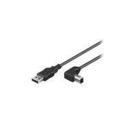 MicroConnect - Câble USB - USB (M) pour USB type B (M) - 1 m - connecteur à 90 °