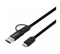 Microconnect USB3.1CCA1 câble USB USB 3.2 Gen 1 (3.1 Gen 1) 1 m USB C Noir