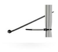 MicroConnect CABLETIE3 Serre-câbles Noir 100 pièce(s) - Serres-câbles (Noir, 20,3 cm, 2,5 mm, 100 pièce(s))