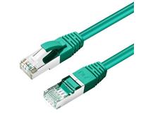 MicroConnect - CAT6A S/FTP 0.25m Green LSZH - Câbles réseau