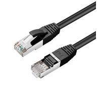 MicroConnect - CAT6A S/FTP 0.5m Black LSZH - Câbles réseau