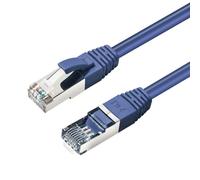 MicroConnect - CAT6A S/FTP 0.5m Blue LSZH - Câbles réseau