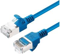 MicroConnect CAT6A U-FTP Slim, LSZH, 0.25m (V-FTP6A0025B-SLIM)