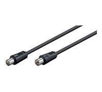 Microconnect COAX015 câble coaxial 1,5 m Noir