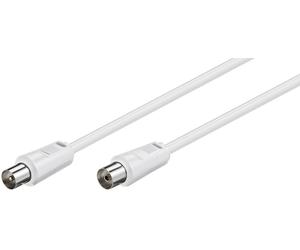 Microconnect COAX025W câble coaxial 2,5 m Blanc