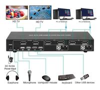Commutateur KVM MicroConnect DisplayPort et USB 1x2 4K2K, MC-DP-KVM201K